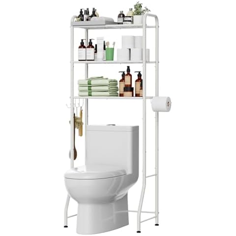 Simple Trending-3 Tier Shelf Bathroom Space Saver Cover