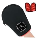 Zdatt Wireless Red Light Therapy for Hands, 5 Modes Red Light Hand Therapy with 660nm Red Light & 850nm Near Infrared Light, Rechargeable LED Red Light Therapy Gloves for Wrist, Hands, Fingers