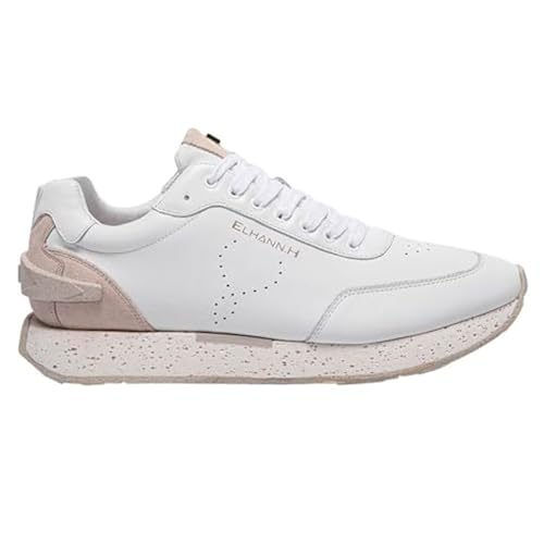 Image of ELHANN.H Sneaker Combines Simple Lines with a Dynamic Style. The MKX Finish of its Midsole Brings a Vintage Look to The Shoe.