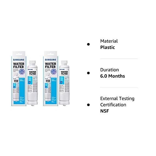 2 Pack Samsung Da29-00020B Haf-Cin/Exp Refrigerator Water Filter (2 Items) #TOP6