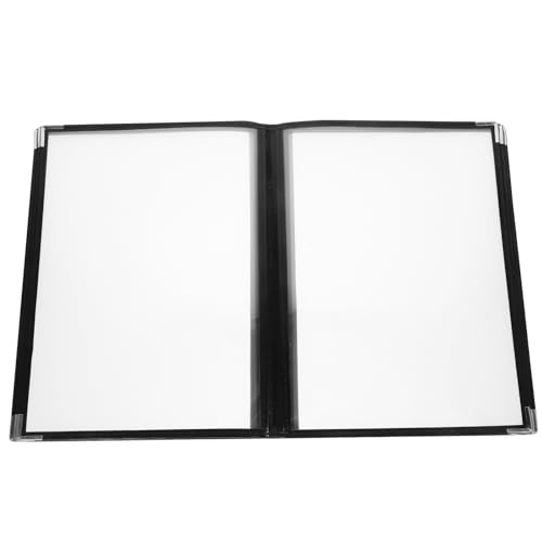 HEALLILY Menu Book Restaurant Menu Holder Menu Cover Holder Hotel Menu Cover Book Menu Hold for Cafe