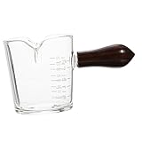 Photo Gallery zunoxaz bicchiere da caffè espresso con doppia bocca e manico in legno misurino in vetro resistente design e facile da per latte uso quotidiano Photo Gallery zunoxaz bicchiere da caffè espresso con doppia bocca e manico in legno misurino in vetro resistente design e facile da per latte uso quotidiano