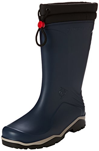 Image of DUNLOP Mens Blizzard Lined Boots, Blue (Blue /Grey /Black), 8 UK (42 EU), Blue Blue Grey Black, 8.5