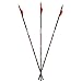 Carbon Express D-Stroyer MX Hunter 400 6PK Fletched Arrows, Red, Camo, One Size (51147)