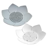 Photo Gallery romisbaba 2 pezzi portasapone in silicone forma di da bianco e grigio design drenante per sapone solido anti-melting per bagno cucina e viaggio Photo Gallery romisbaba 2 pezzi portasapone in silicone forma di da bianco e grigio design drenante per sapone solido anti-melting per bagno cucina e viaggio