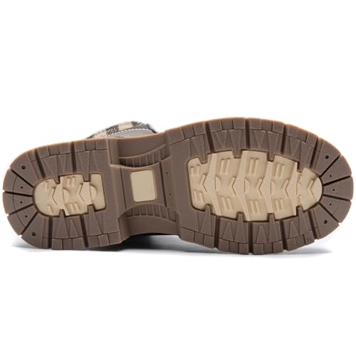 ANJOUFEMME Wanderschuhe als Winterschuhe für Damen, Wasserdichte & Warme Winterstiefel für Outdoor, Trekking & Winterwandern
