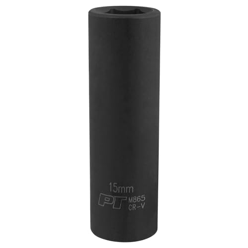 Image of Performance Tool M865 1 /2 Drive 15mm Deep Wall Impact Socket, 1 Pack