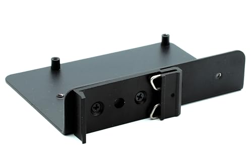 KKSB Cases Raspberry Pi DIN-Schienen-Clip-Halterung, kompatibel mit Raspberry Pi 5, 4B, 3B und anderen SBCs mit dem gleichen Schraubenlochmuster, pulverbeschichteter Stahl, 6 x Clip-Montagepositionen