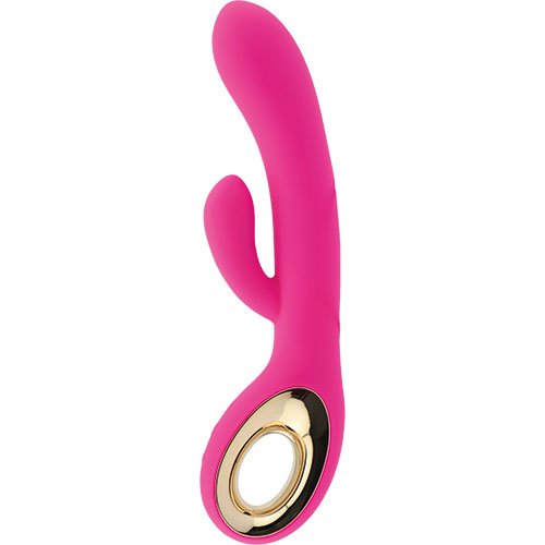 Handy Handle Vibratore Rabbit Handy Two Touch Grip Pink - 200 Gr