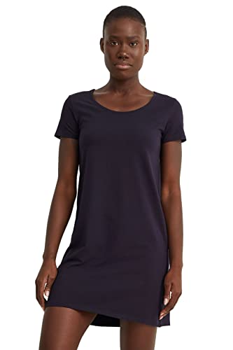 C&A Damen Kleid Rundhalsausschnitt oberhalb des Knies Regular Fit Kleider...