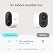 Sense-U Battery Baby Monitor Smart Security Camera, Indoor/Outdoor Use, AI Breathing Detection, 1080p Video Monitor, Weatherproof Wireless Camera, 2-Way Audio, No Monthly Fee