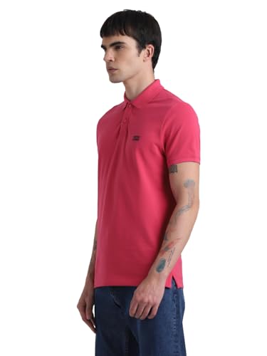 Image of Jack&Jones Men's Cotton Logo Print Slim Fit Polo