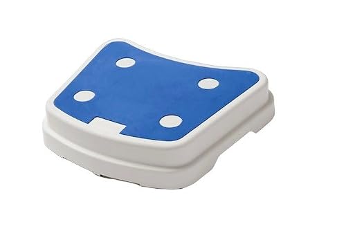 The Ramp People White, Blue Bathroom Step 11Cm - Slip Resistant Walking Aid Lightweight Mobility Aid