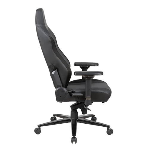 MAX RACER - Cadeira Gamer Massageadora Heavy-SMI - Poltronas Gamer de Aço, Cadeira Ergonômica - 8 Po