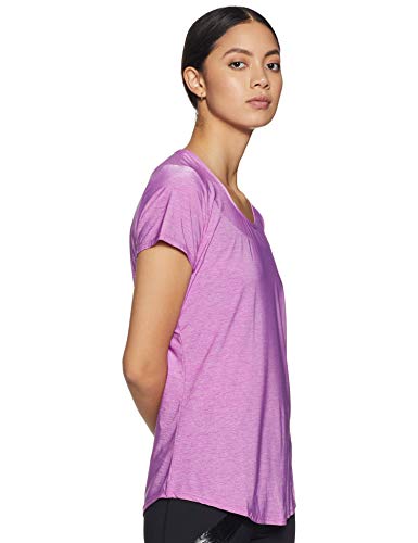 Image of Jockey AP27 Women's Tactel Microfiber Elastane Stretch Relaxed Fit T-Shirt with StayDry and StayFresh Treatment