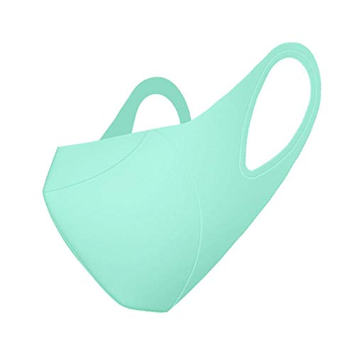 CHUU x ETIQA Premium Makeup Puff Soft Fit Fashion Face Mask for Summer (Mint, M 6.69x5.71 in)