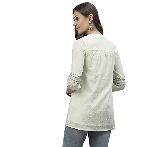 Image of Mode By Red Tape Women's Regular Tunic (MFT0056 Lime L)