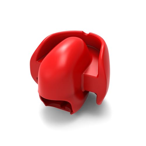 Kutocesy Bâillon en Silicone avec Face de Morsure BDSM Bondage Sex toys Esclaves Fétiche Sex toy Écarteurs de Bouche pour Couples Gag de Bouche pour Femmes Hommes Extrême Cosplay (Red)