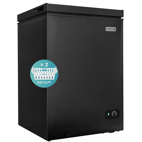 EUHOMY 5.0 Cu.Ft Chest Freezer