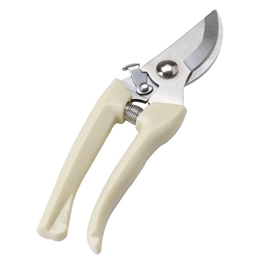 Garden Secateurs Gardening Pruning Shears Garden Scissors Bypass Secateurs Garden Pruners Gift for Branches Hedges and Flowers (A Pair of Scissors)