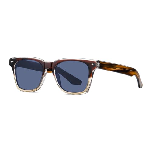 Lunettes de soleil polarisées de conduite et randonnée monture acétate TR90 mixte