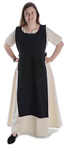Skapulier médiéval Hrotsvit coton tunique GN reconstitution historique