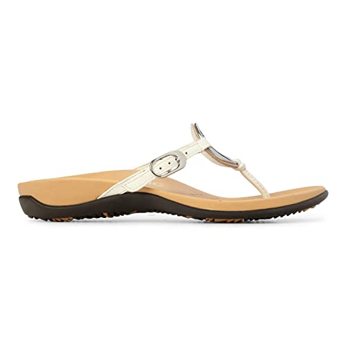 Image of Vionic Women's Rest Karina Backstrap Sandal- Supportive Ladies Slip on Sandals That Include Three-Zone Comfort with Orthotic Insole Arch Support, Medium and Wide Fit
