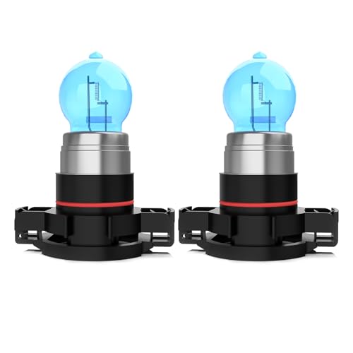 Image of headlight bulbs compatible with Chevy Chevrolet Silverado 2500 HD 2007-2020, 5202 Fog Lights,Plug N Play,Super Bright 6000K White,Pack of 2