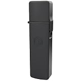 Plexa Labs - Premium Black Case for PAX 2, PAX 3 & PAX Plus | Discreet, Private and Luxurious PAX Carrying Case – ABS + PC Composite Hard Case with Airtight Secure Snap Closure (BLACK)