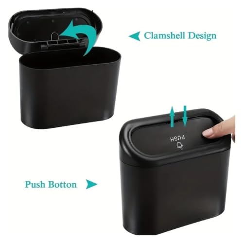 Basurero para coche mini bote basura clasificación y accesorios 4