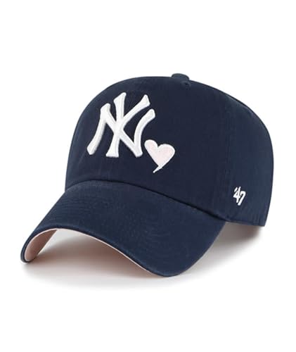 Casquette de baseball New York Yankees cœur rose pour vos balades et journées ensoleillées