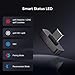 Questyle QCC Dongle Pro [MFi Certified] USB-C Bluetooth Audio Adapter with LDAC,aptX Lossless&aptX-Adaptive,Low Latency Bluetooth 5.4 Dongle for PS5,Wireless Lossless Transmitter for PC/Headphones