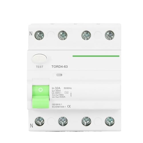 Interruptor diferencial electromagnético tipo AC de 4 polos y 40A para protección eléctrica