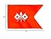 Fyon Custom Signal Corps Guidon flag US Military Guidons Personalize Flags Double sided 3ply 20x27inch Banner
