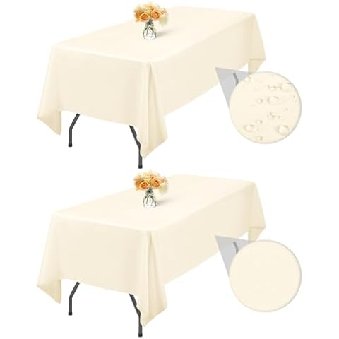2 Pack Wipe Clean Table Cloths 153x260cm Cover