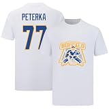 13 JJ PETERKA Shirt Tshirt T-Shirt White Hockey 100% Cotton Shirt Jersey for Mens/Womens/Kids