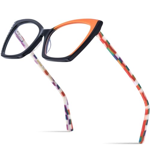 Lunettes œil de chat en acétate haut de gamme pour femme élégante
