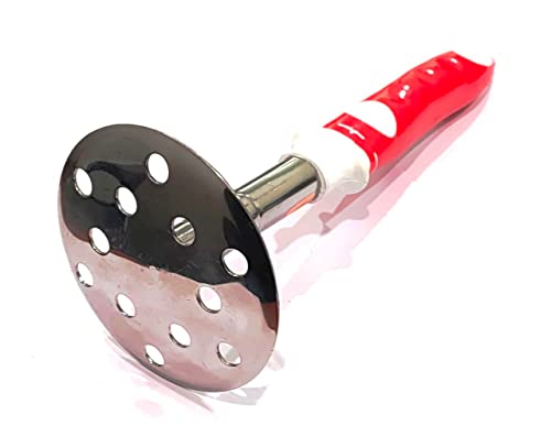 Heavy Duty Stainless Steel Potato Masher Soft Grip And Non-Slip Handle (Round Masher) #TOP5