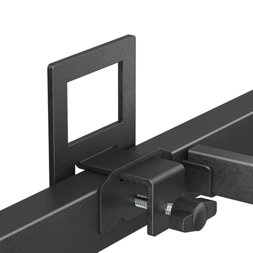 Non Slip Mattress Gaskets for Metal Bed Frame, Anti-Slip Holder in Place Gripper, Mattress Slide Stopper, Adjustable Anti-Slip Baffle, Easy to Install, 6 PCS, Black