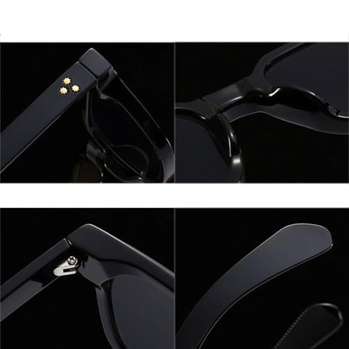 Men Sunglasses Gradient Driving Shades Eyewear Vintage Green Rivets Sun Glasses UV4004