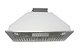 Awoco Built-in/Insert Stainless Steel Range Hood, 4-Speed, 600 CFM, LED Lights, Baffle Filters for Wood Hood (30")