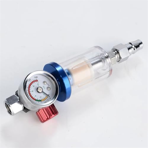 Spray Gun Regulator Watch Air Pressure Adjustment Regulator Tail Pressure Gauge Spray Gun Regulator Gun Pressure Gauge