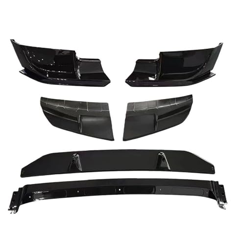 Barbilla Divisor Kit Carrocería para Land para Rover para Defender 110 90 2020-2025 Kit Carrocería Difusor Alerón Labio Divisor Parachoques Delantero(6 PCS)