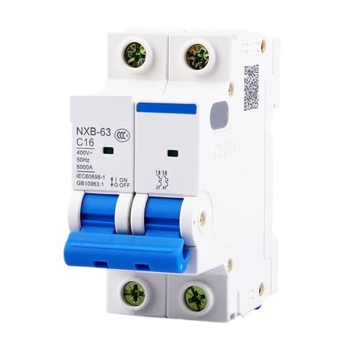 Disjoncteur miniature NXB-63 2P pour résoudre les coupures et courts-circuits