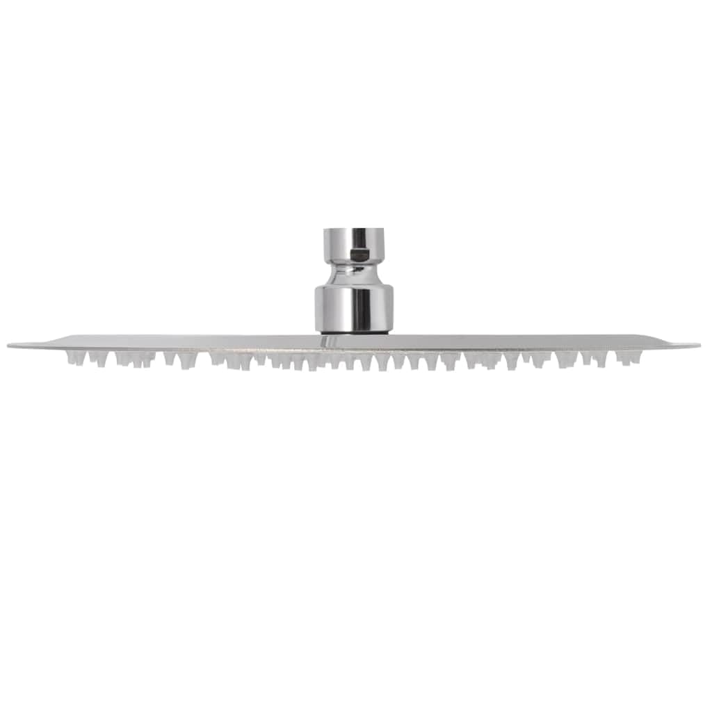 Cabezal de ducha de 25 cm, acero inoxidable, juego de 2 cabezales con
