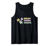 Photo Gallery t-shirt per bambini hello third grade back to school colorful stars canotta Photo Gallery t-shirt per bambini hello third grade back to school colorful stars canotta