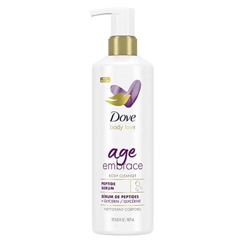 Dove Body Love Age Embrace with peptide serum and pure glycerin Body Cleanser skin care for maturing skin (Pack of 3) 517 ml