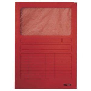 Sichtmappe A4 rot 100St