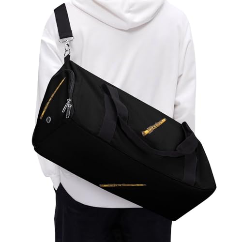 Funny Flute Gym Bag Travel Duffel Bag Sports Tote Bag Workout Bag Weekender Bag for Women Men4