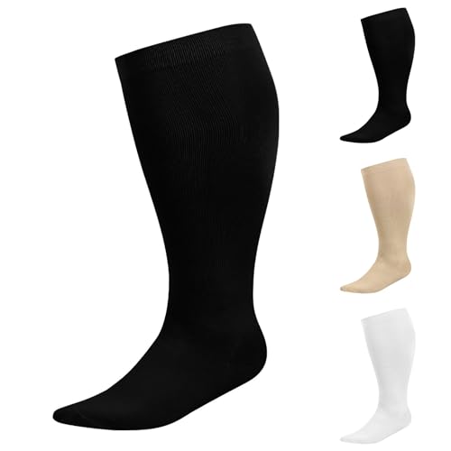 1 Pairs Compression Socks for Men and Women 20-30 mmHg Running Support Socks Medical and Travel Athletic